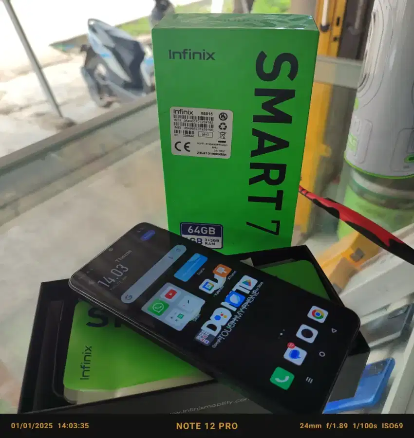 Infinix smart 7 3/64 - seken lengkap