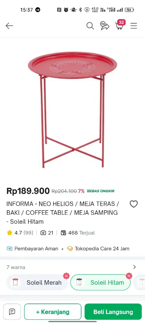 Meja kursi cafe murah