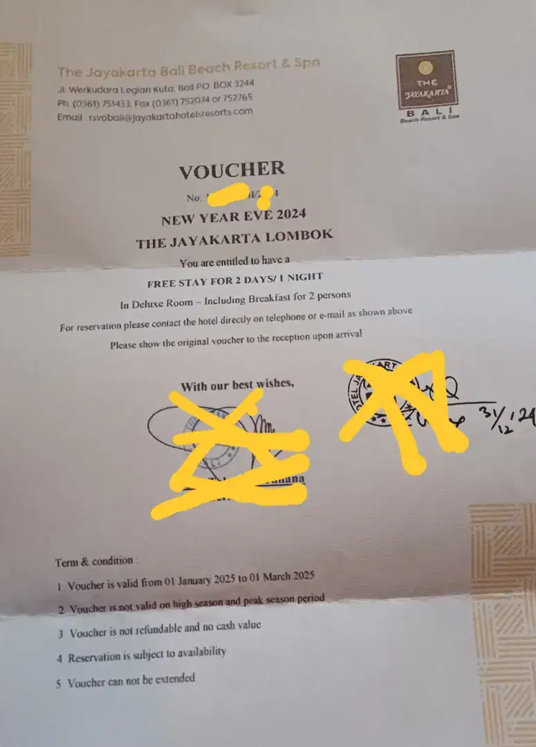 Voucher Hotel Jayakarta Bali