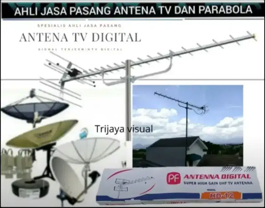 ahli jasa pasang antena TV digital service parabola Pesanggrahan