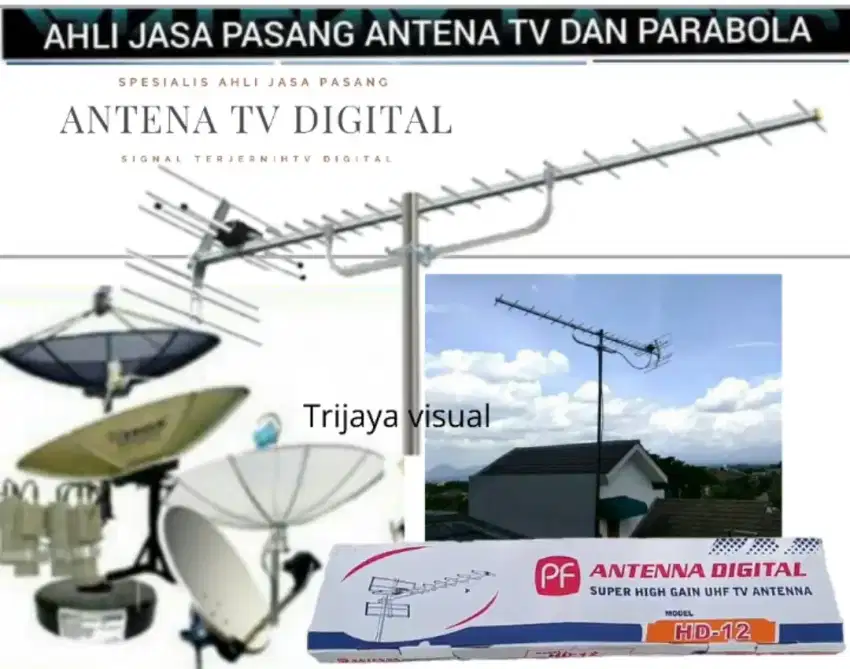 agen ahli jasa pasang antena TV digital service parabola Kramat jati