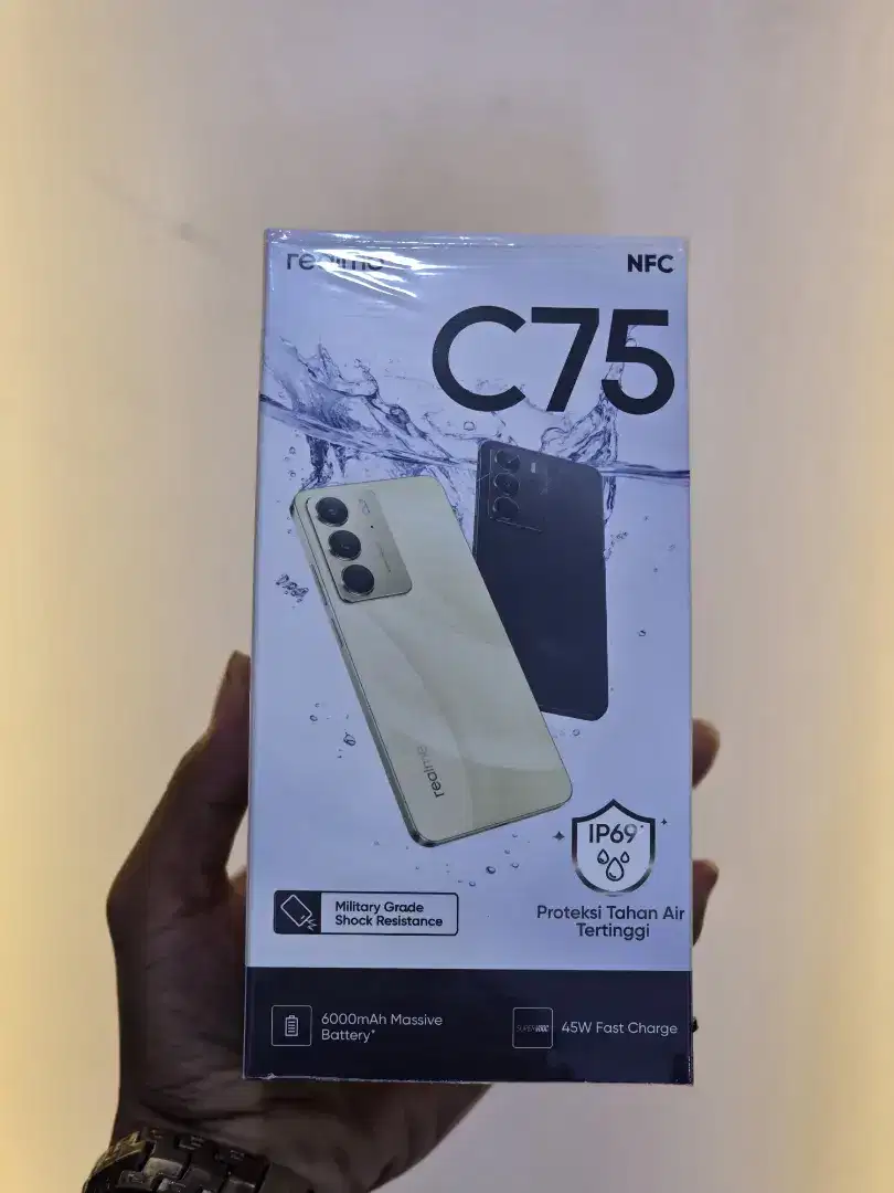 REALME C75 8/256GB HARGA 2 JUTAAN TAHAN AIR BUKTIKAN