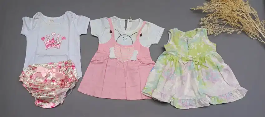 Set Baju Baby Gemeyy 3 Pcs