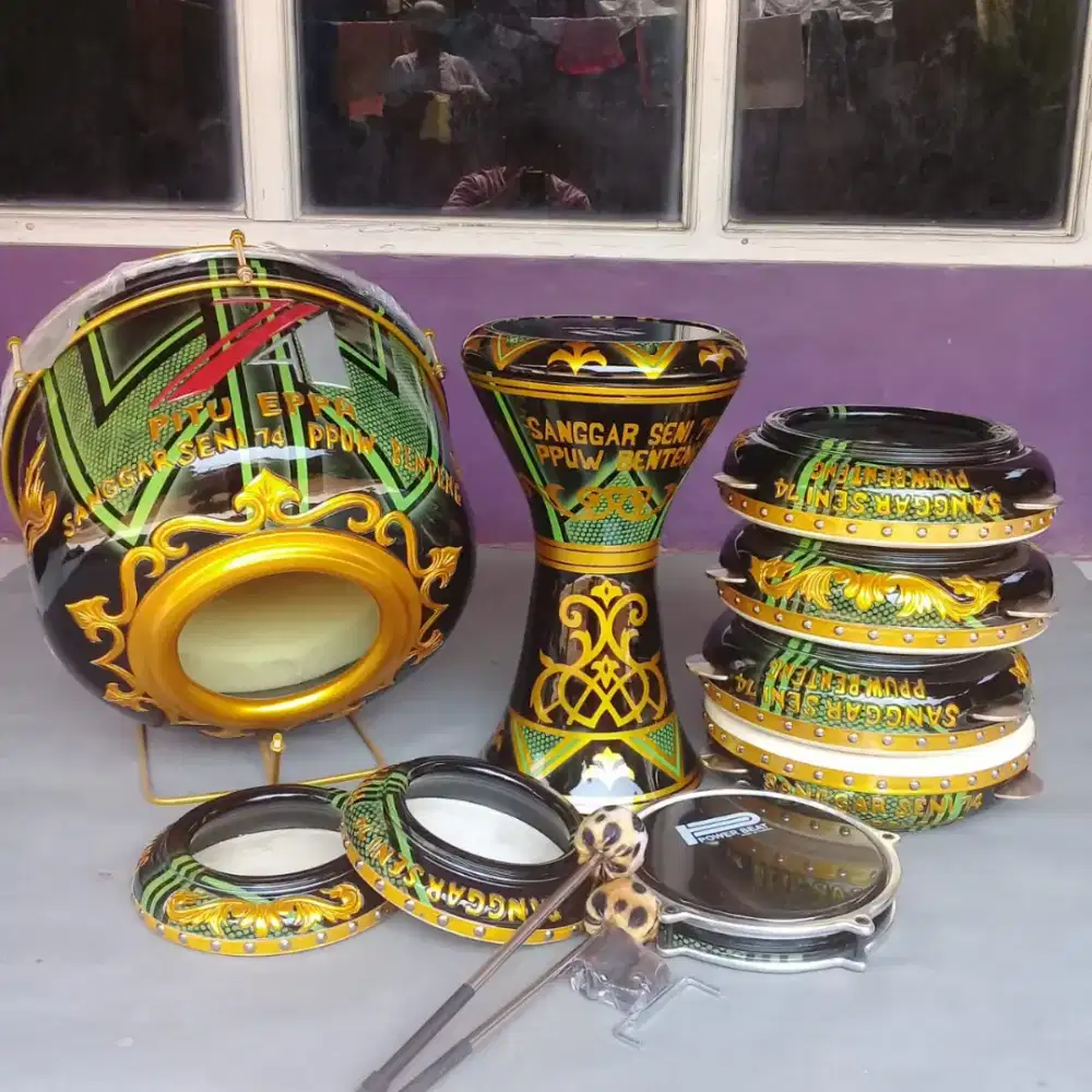 Rebana hadroh banjari satuset castem