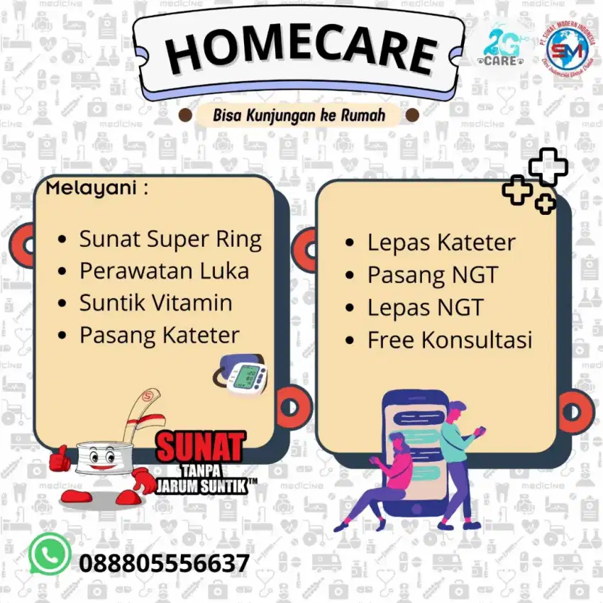 Home care perawatan pasien di rumah sudah memiliki ijin reami