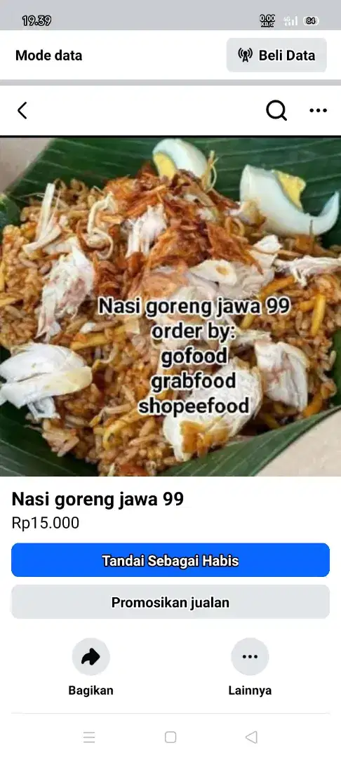 Nasi goreng jawa 99