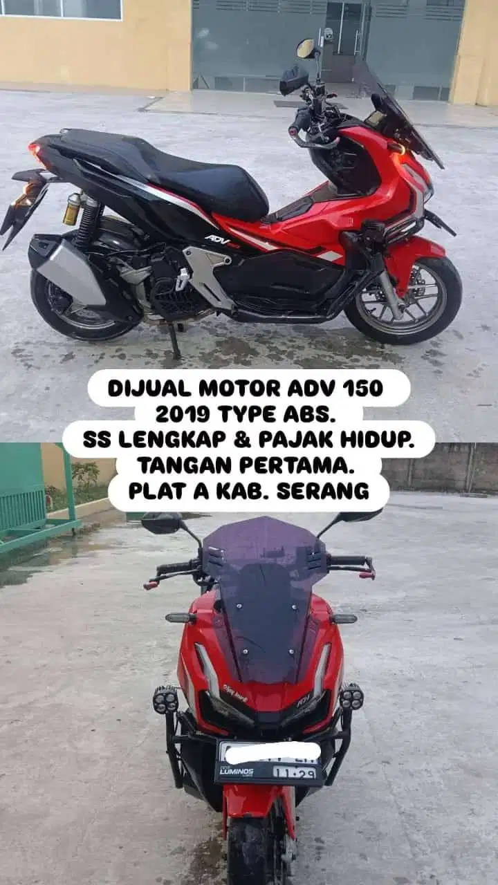 TT/JUAL ADV 150 ABS JUAL SATSET