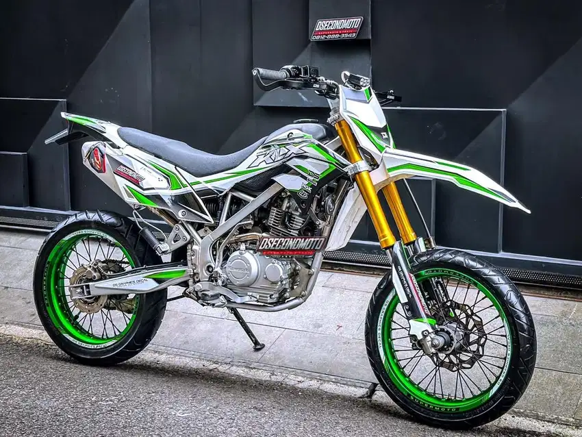 BU JUAL CEPAT KLX 150 SUPERMOTO SIAP GAS TOURING TRABAS TRAIL