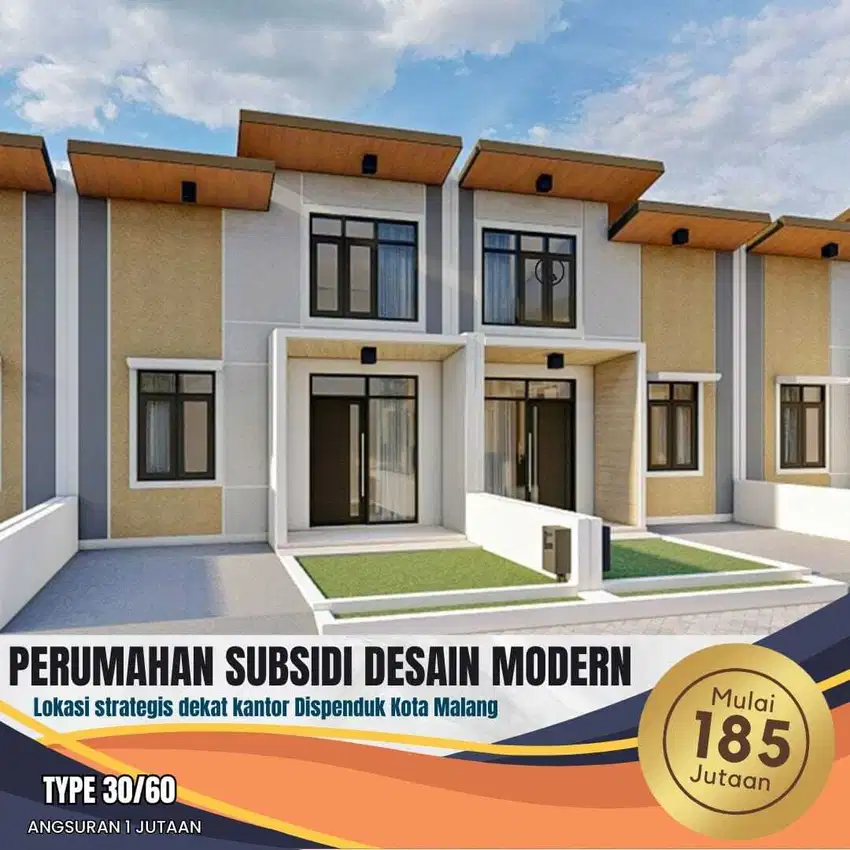 Dijual Rumah Subsidi Lokasi Strategis Malang Murah