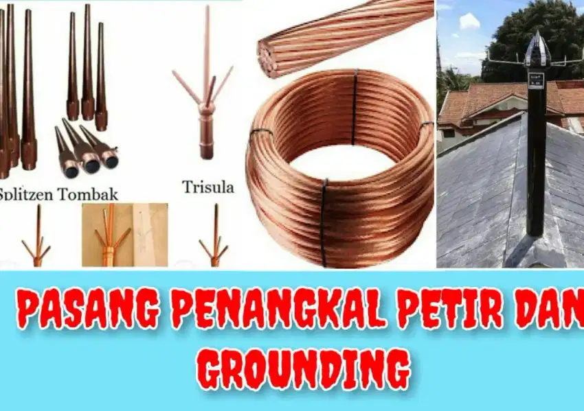 Terima Jasa Pasang Baru Anti Penangkal Petir Alat Keamanan