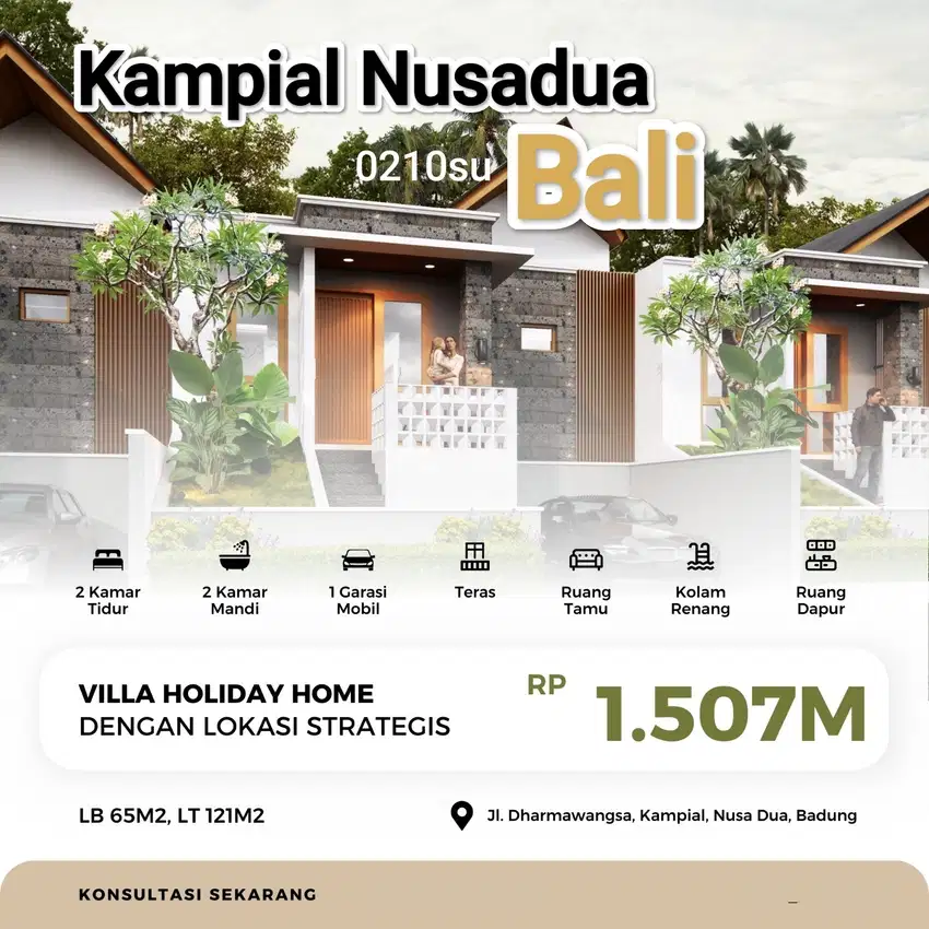 For Sale Villa View Laut Kampial Nusa Dua Jimbaran Kuta Bali