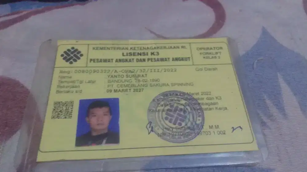 Cari loker operator porklip,excavator,loader