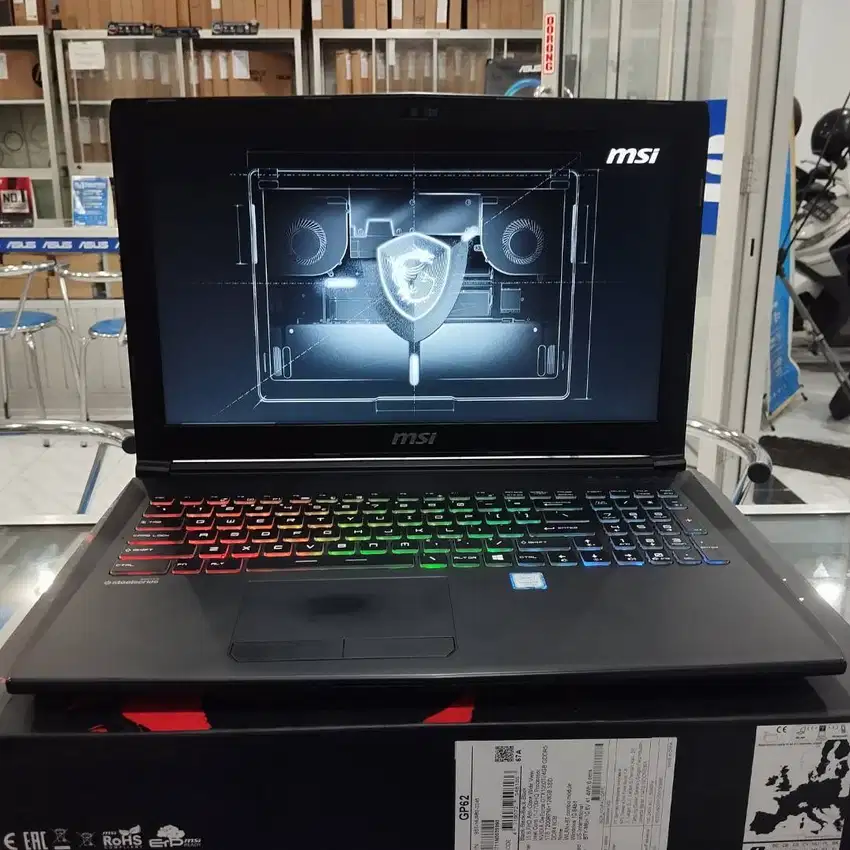 Laptop Gaming MSI Leopard Pro i7 RAM 8GB SSD 128GB HDD 1TB GTX 1050TI