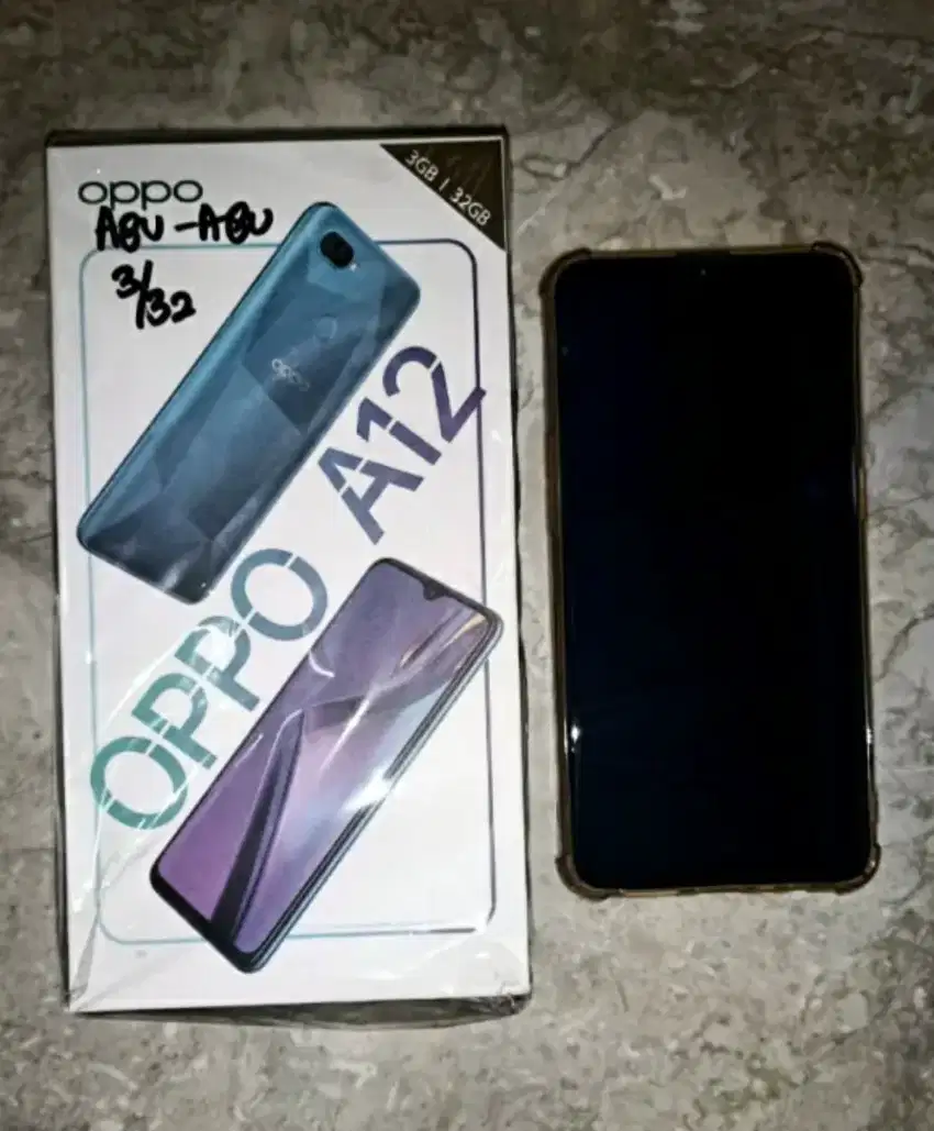 OPPO A12  3/32 kondisi mulus normal