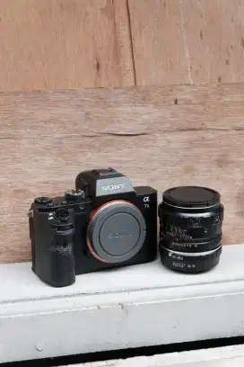 Sony A7II FULLSET MULUS NO MINUS + LENSA KONICA HEXANON 52MM F1.8