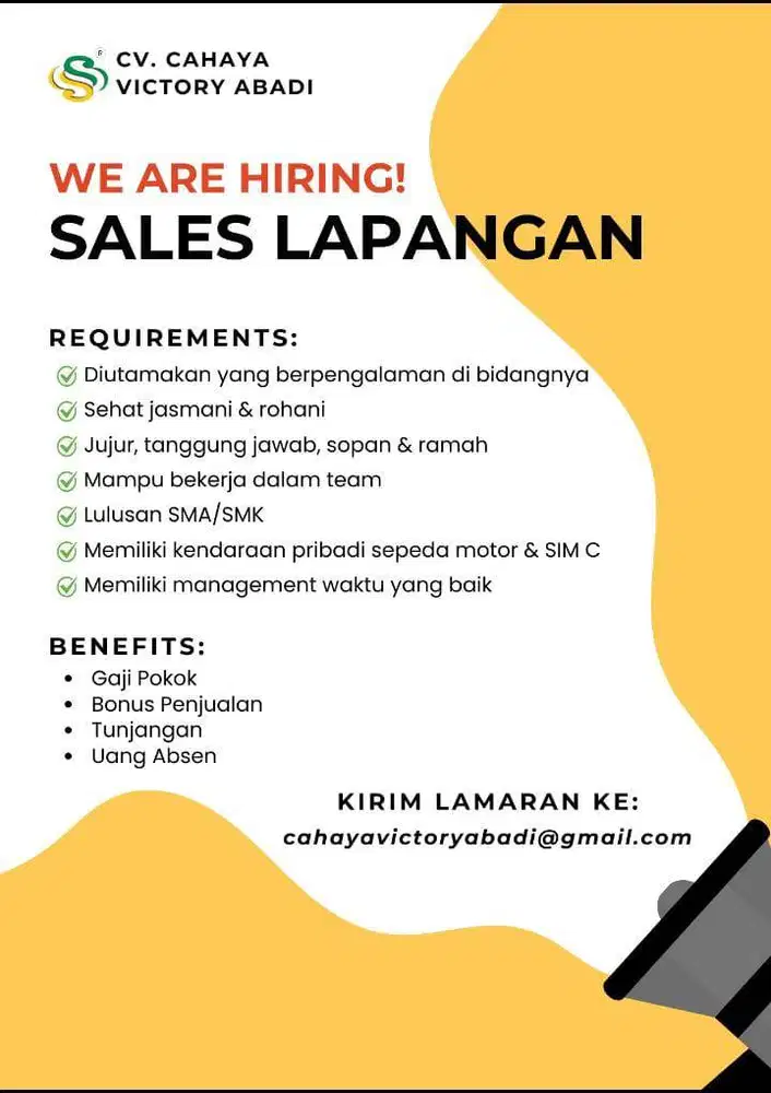 Lowongan Sales Marketing