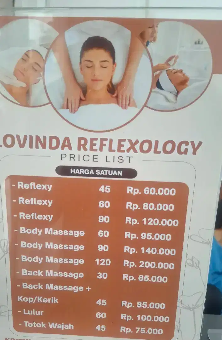 DIBUTUHKAN SEGERA THERAPIS REFLEXI DAN MASSAGE FAMILY