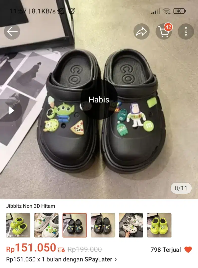 sendal crocs new