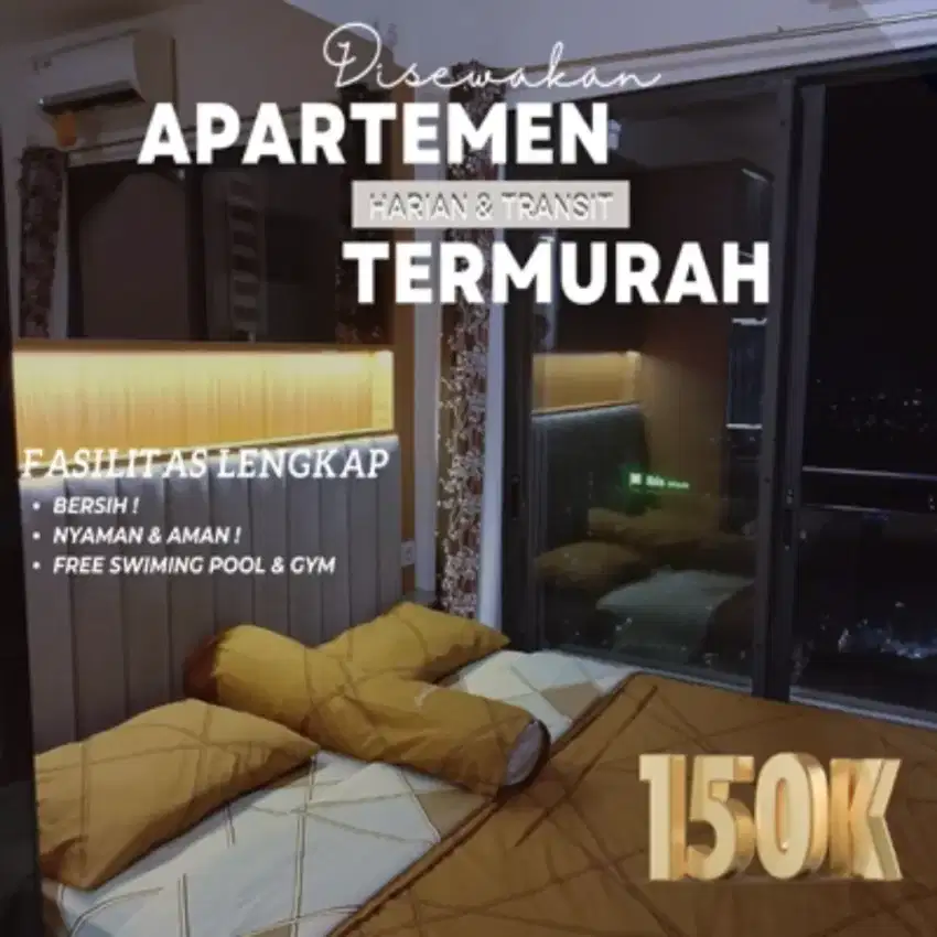 Sewa apartemen Jakarta Selatan Kalibata City Harian Termurah