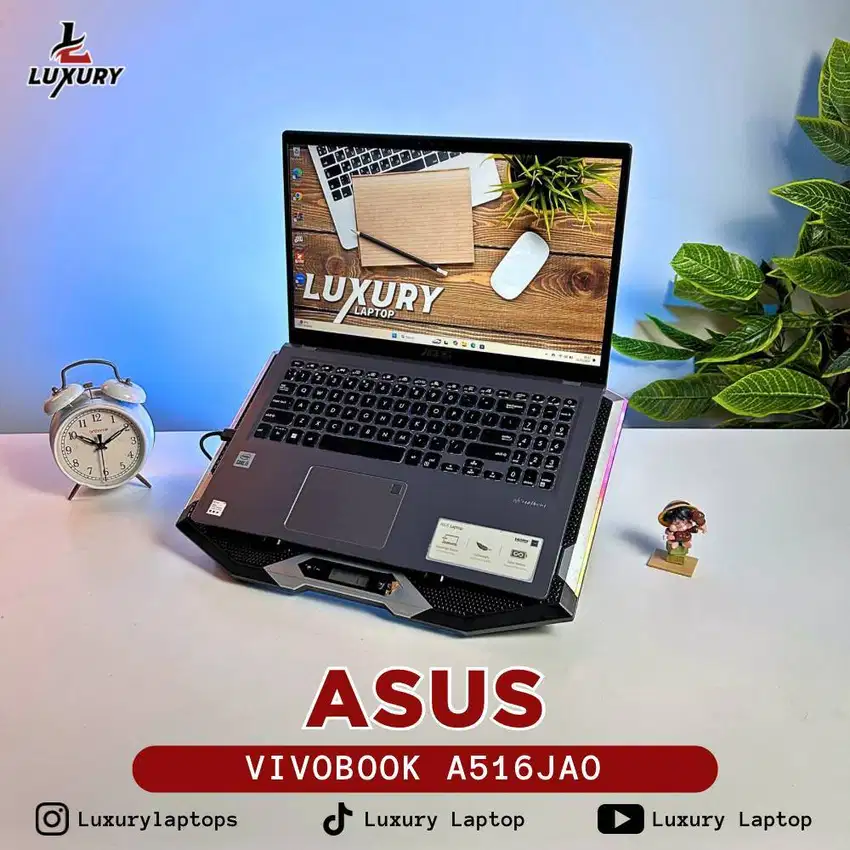 LAPTOP ASUS VIVOBOOK A516JAO CORE I5 RAM 8GB SSD BACKLIGHT SECOND