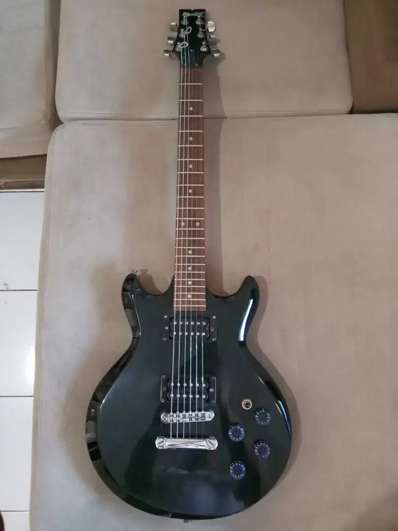 Gitar merk Ibanez gio GAX70 bk asli original mic