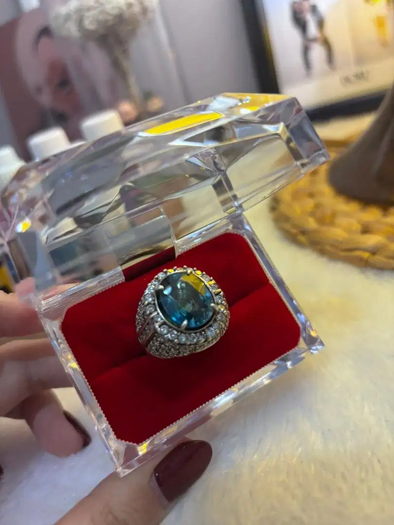 CINCIN PRIA BATU SAFIR BLUE OCEAN