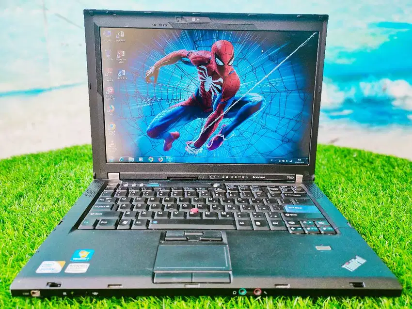 LAPTOP LENOVO T400 C2D 4GB HDD 320GB NGEBUT EDITING GAME KEKAR