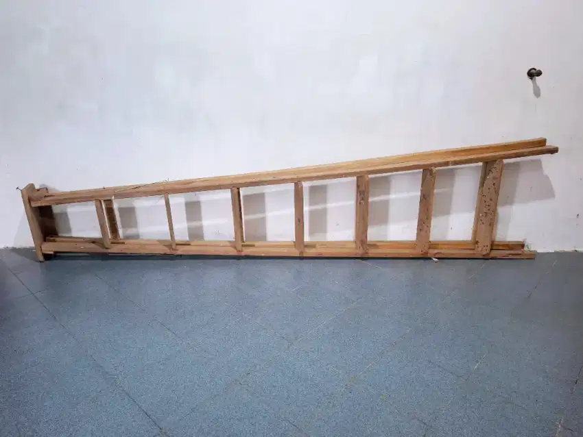 Tangga lipat kayu 3 meter