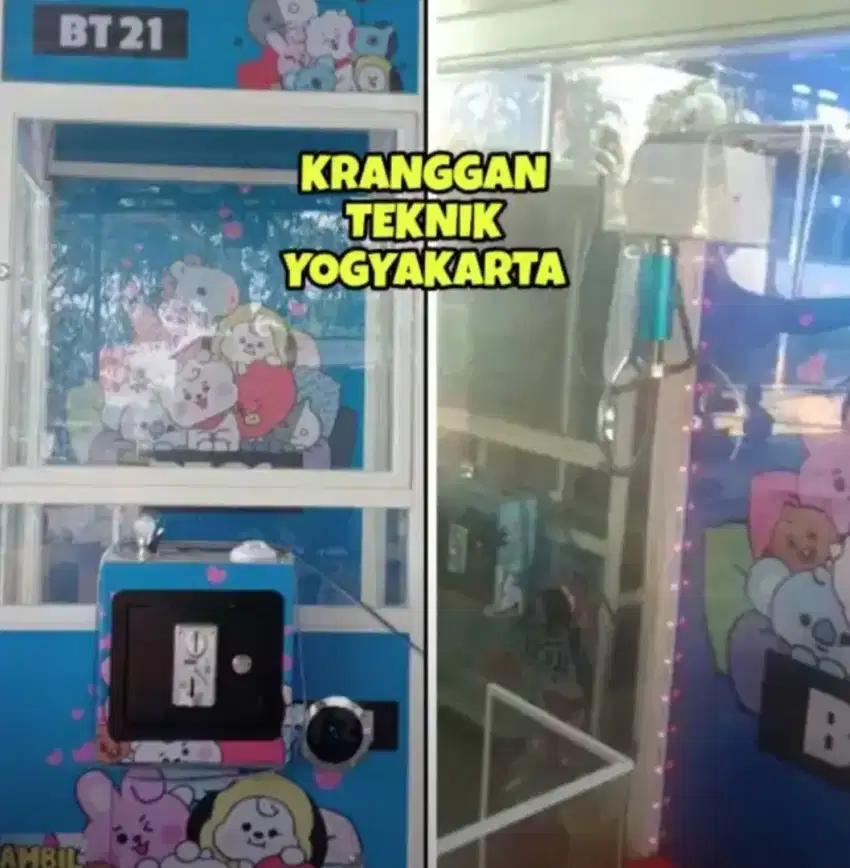 (KRANGGAN TEKNIK)mesin capit japit boneka claw doll machine