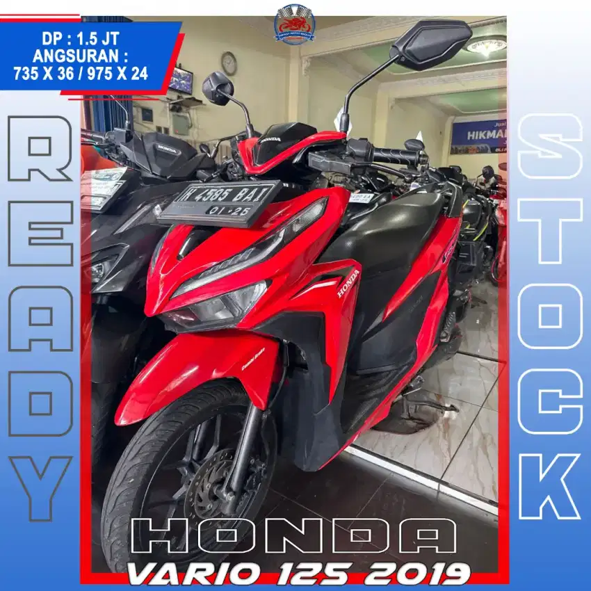 HONDA VARIO 125 2019 PLAT BARU MASZEEHH HIKMAH MOTOR KEPUH MALANG