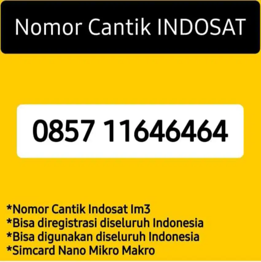 Nomor Cantik Indosat