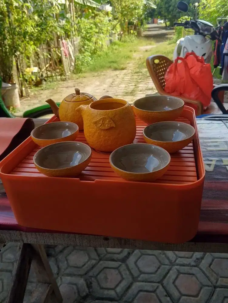 Tea Pot Keramik Tiongkok Asli