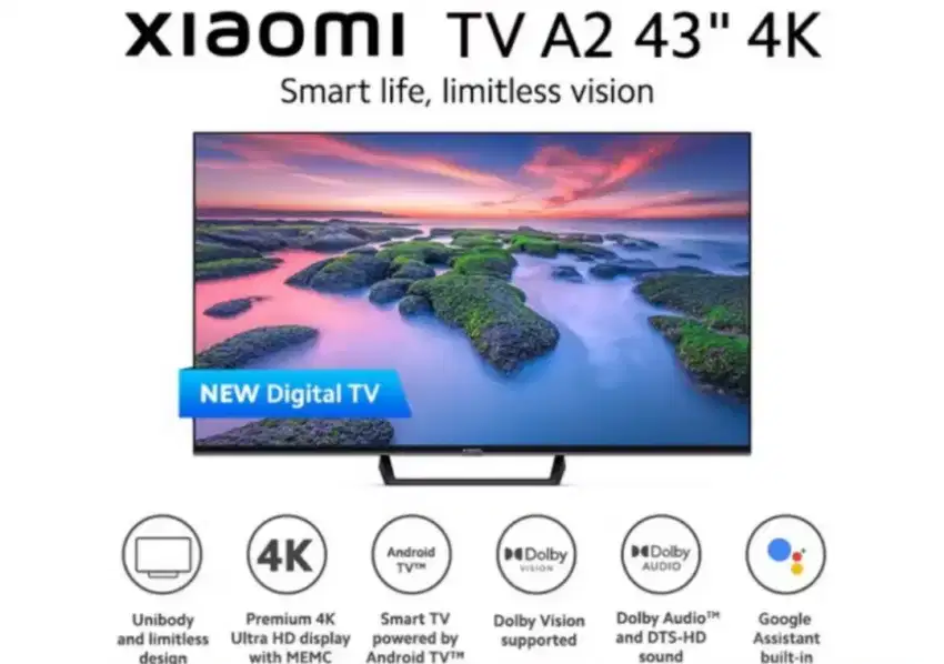 Xiaomi Smart TV A2 43inch 4K UHD