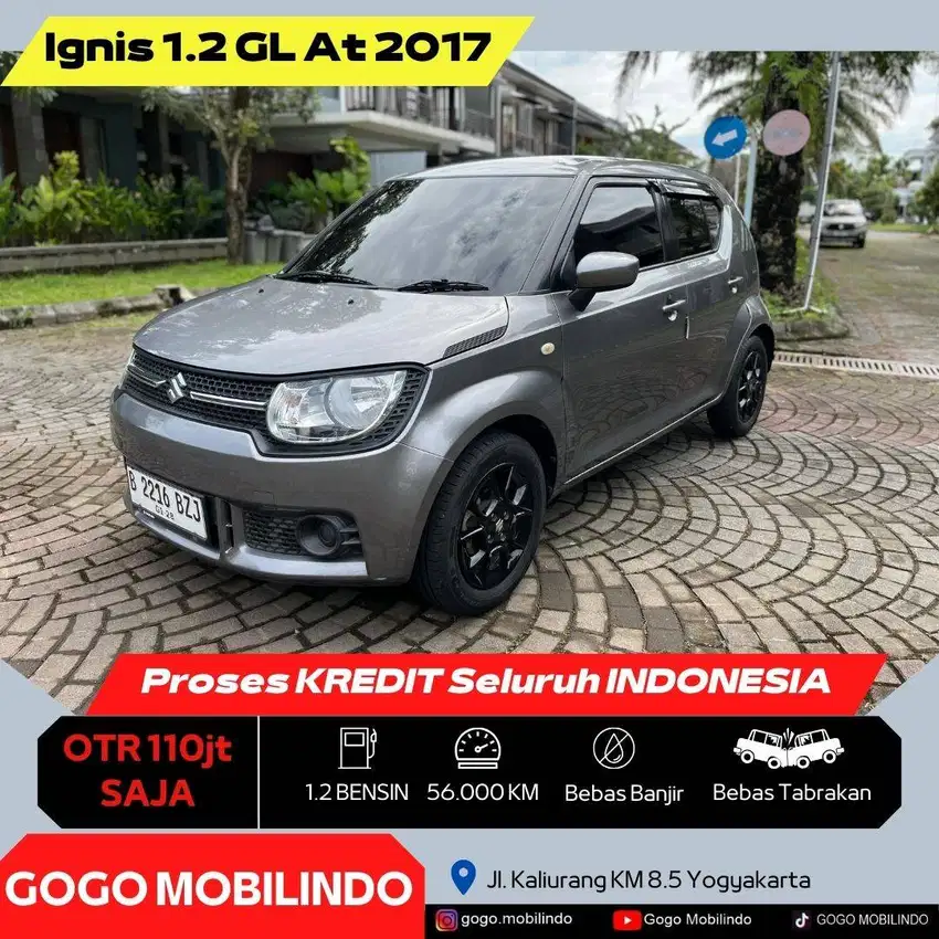 [Km56rb] Suzuki Ignis 1.2 GL Matic 2017 ISTIMEWA Kredit Murah