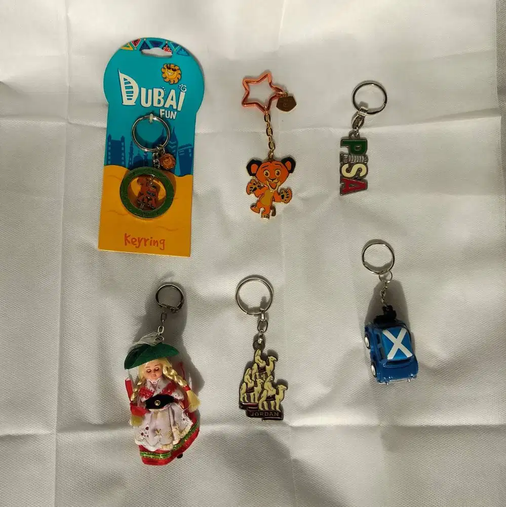 Gantungan kunci berbagai negara