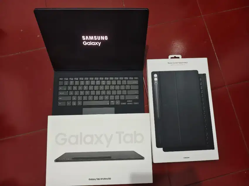 BNOB Tab S9 Ultra 12/256 5G + keyboard ori grs September 2025 samsung