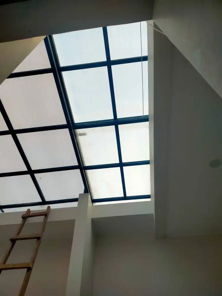 Kanopi industri / kanopi rumah minimalis transparan