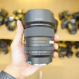 Lensa Sony FE 20mm 1.8 G Fullset Mulus