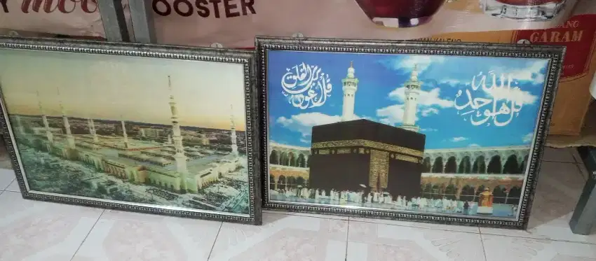 Bingkai foto masjid harga duanya ya