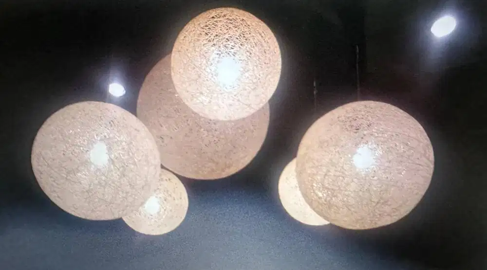 Lampu pajangan dekorasi kitchen String resin FLO style light