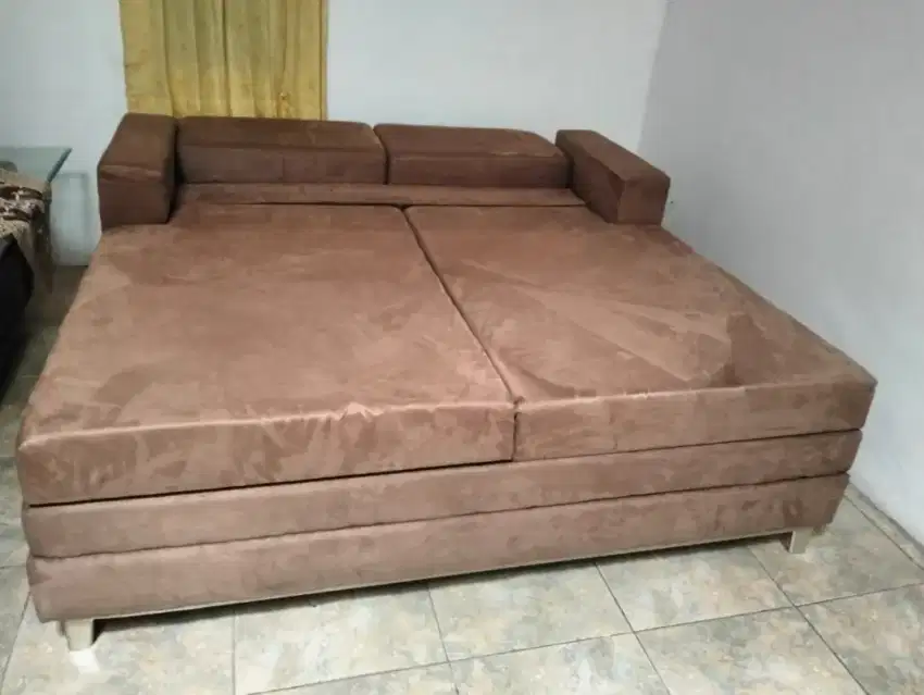 Sofa Bed Cokelat