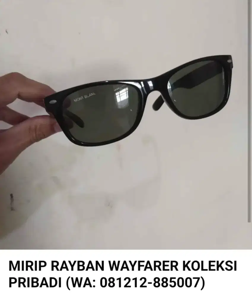 Kacamata model rayban wayfarer ukuran sedang