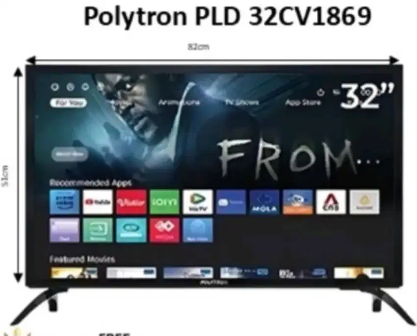 POLYTRON LED TV 32 BARU