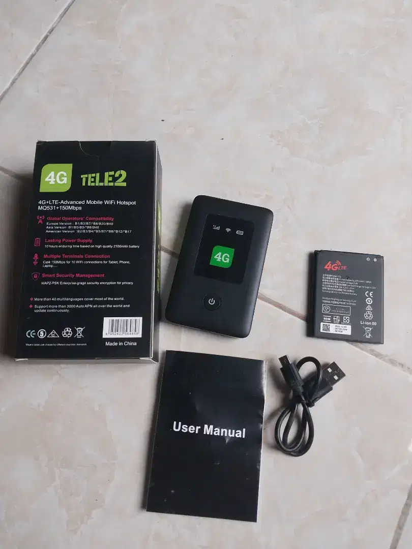 Modem wifi 4g all operator bisa langsung colok charger