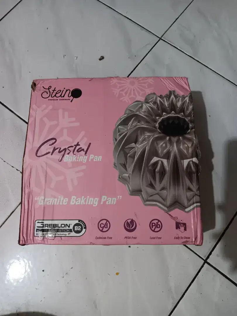 stein crystal baking pan granite