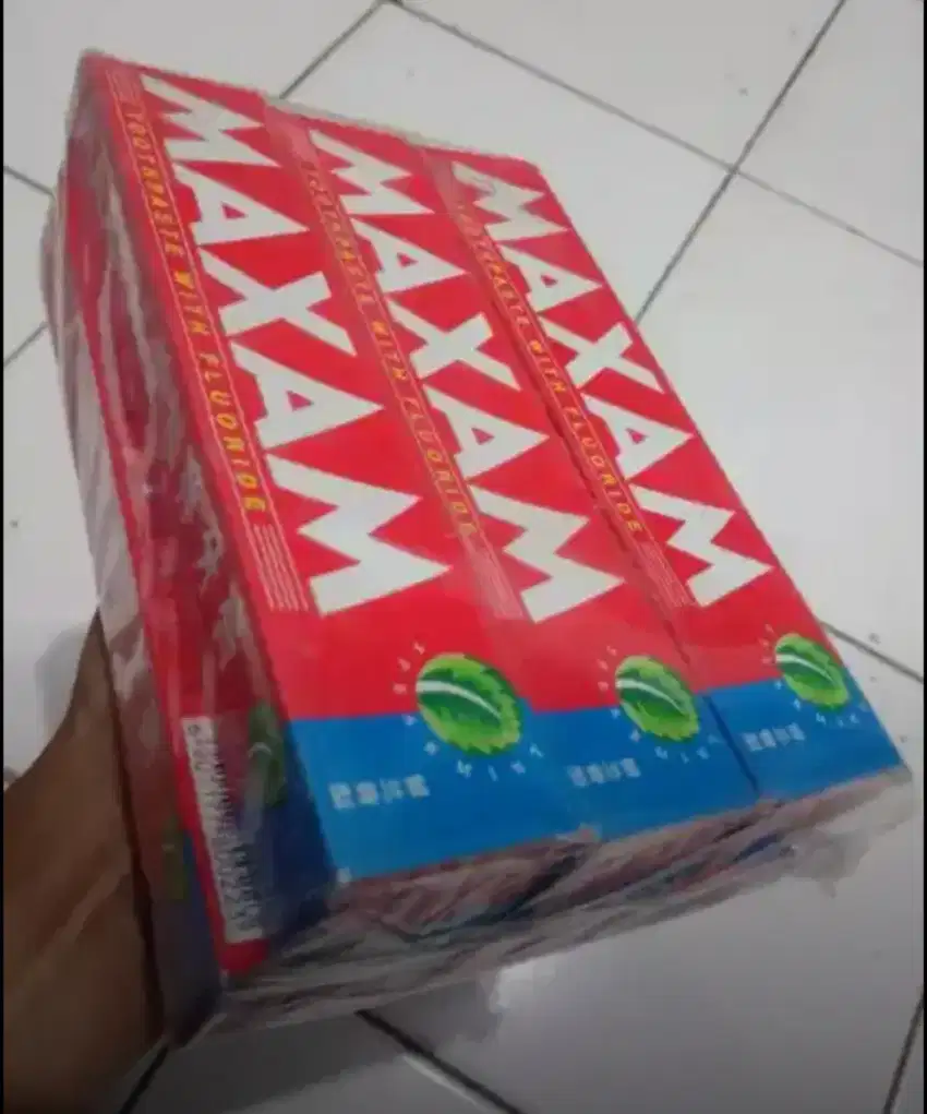 Pasta gigi odol Maxam 145g hrg reseller dropship agen 50rb/pack (6pcs)