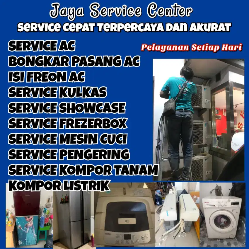 Service AC Bongkar AC Pasang AC Servis Mesin Cuci Kulkas Dukuh Pakis