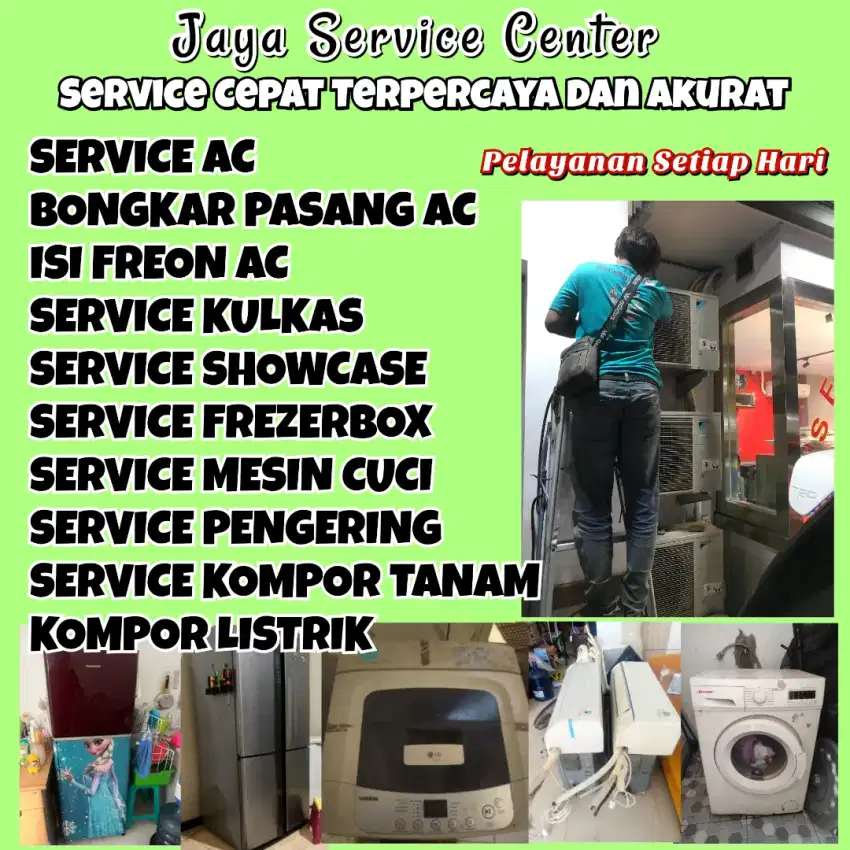 Service AC Kulkas Servis Mesin Cuci Bongkar AC Pasang AC Gunung anyar