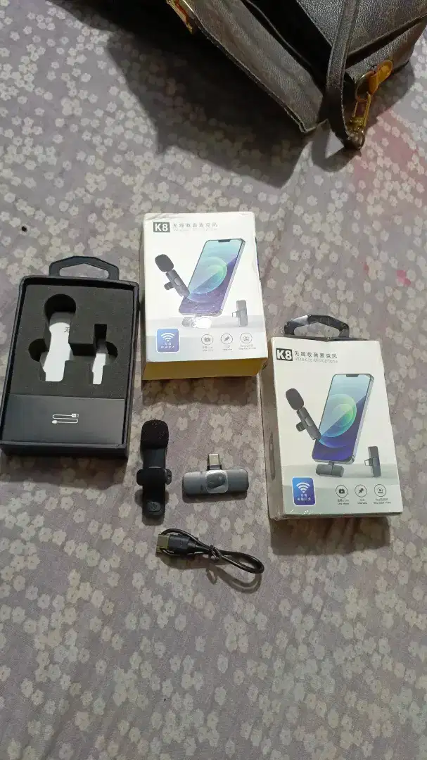 Mic wireless tipe C bisa meredam kebisingan