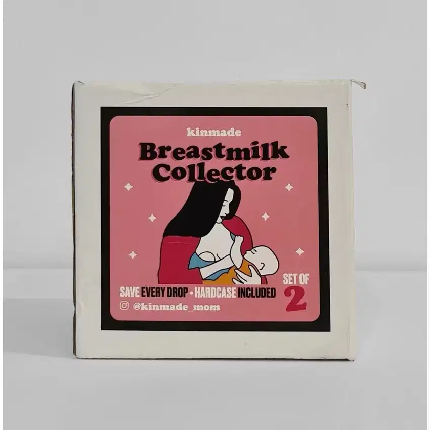 Kinmade breastmilk collector 2 pcs with case